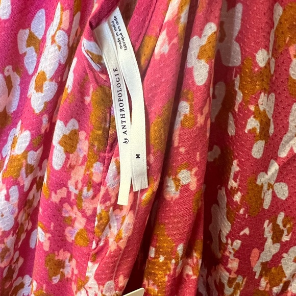 NWT Anthropologie Sheer Pink Combo Mini Dress - Size Medium - Picture 6 of 12